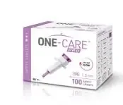 One Care – Lancet Saftely Lancet Needle 1.2 mm 30 Gauge Push Button – OC-L100-30