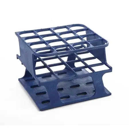 OneRack – Full Size Test Tube Rack 72 Place 5 to 10 mL Tube Size Blue 59 X 104 X 202 mm – HS27511B