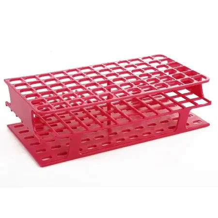 OneRack – Full Size Test Tube Rack 72 Place 5 to 10 mL Tube Size Magenta 70 X 127 X 250 mm – HS27552D