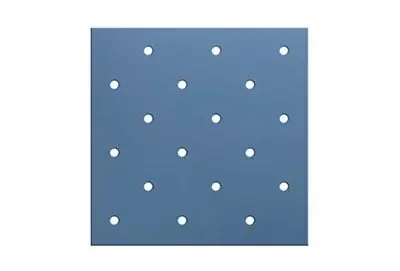 Orfit Colors NS – Splinting Material 3.5% Mini Perforated 1/8 X 18 X 24 Inch Thermoplastic with Non-Stick Coating Metallic Atomic Blue – 24-5777-1