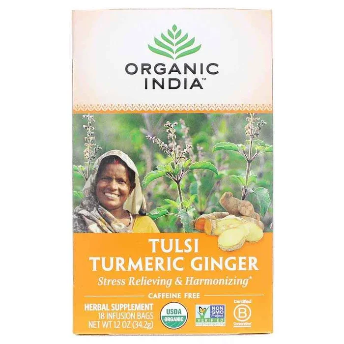 Organic India Tulsi Turmeric Ginger Organic Tea