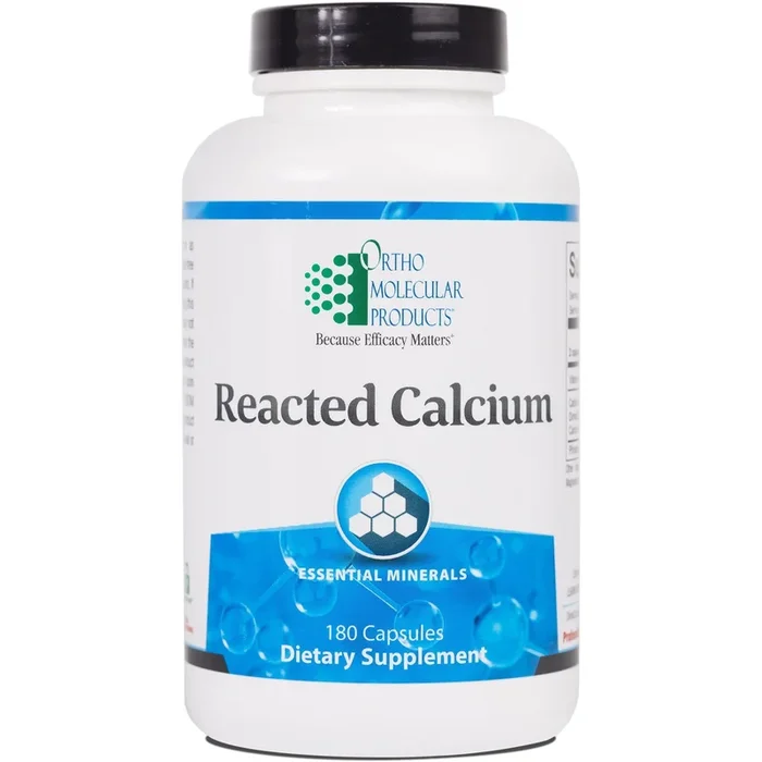 Ortho Molecular – Reacted Calcium – 180 Capsules