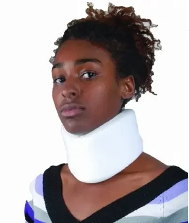 Ossur – Cervical Collar Medium Density Adult Large, Long One-Piece 4 Inch Height 25 Inch Length 16 to 22 Inch Neck Circumference – 203018