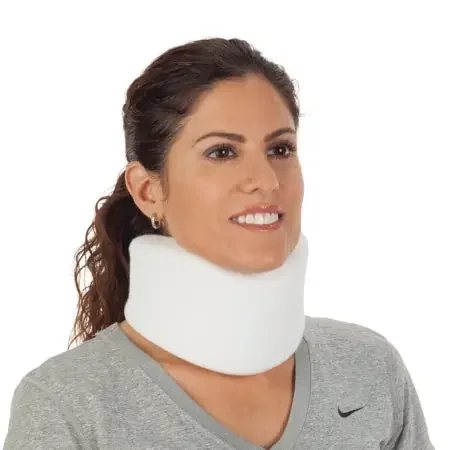 Ossur – Cervical Collar Medium Density Adult Small, Long One-Piece 3 Inch Height 22 Inch Length 15 to 20 Inch Neck Circumference – 203014