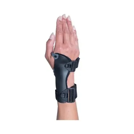 Ossur Exoform Carpal Tunnel – Wrist Splint Low Profile Plastic / Nylon Left Hand Black / Blue / Gray Small – 517083