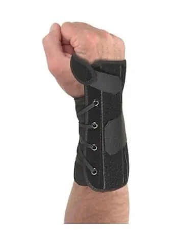 Ossur Formfit – Wrist / Forearm Brace Aluminum / Cotton / Polyester Left Hand Black Medium – 617085