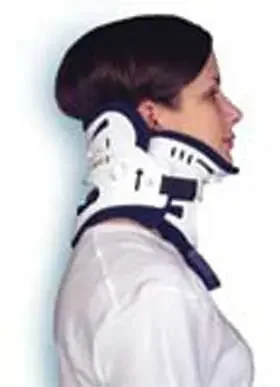Ossur Miami J – Rigid Cervical Collar Preformed Adult Short Two-Piece / Trachea Opening – 52165