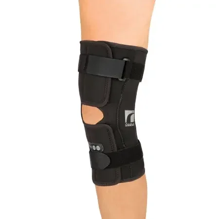 Ossur Rebound – Knee Brace 2X-Large D-Ring / Hook and Loop Strap Closure 22-1/2 to 24-3/4 Inch Thigh Circumference Short Length Left or Right Knee – 703059