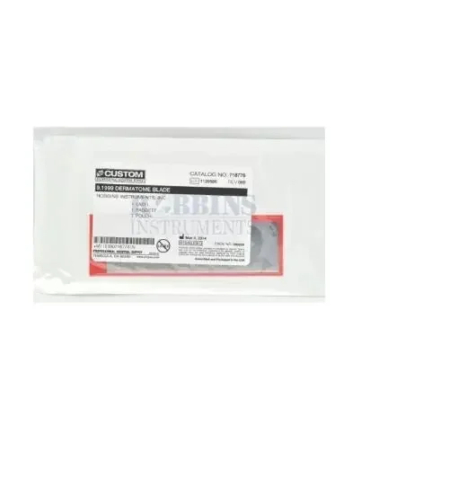 Padgett – Dermatome Blade German Stainless Steel Sterile Disposable Individually Wrapped – 9.1999