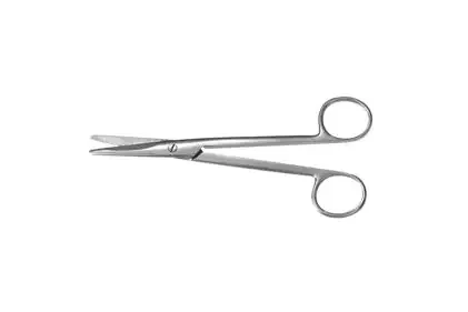 Padgett – Dissecting Scissors Mayo 6-3/4 Inch Length Surgical Grade Stainless Steel / Tungsten Carbide NonSterile Finger Ring Handle Curved Blade Blunt Tip / Blunt Tip – PM-2820