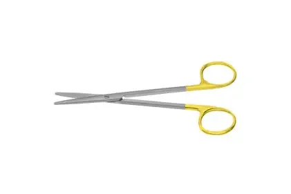 Padgett – Dissecting Scissors Metzenbaum 7 Inch Length Surgical Grade Stainless Steel / Tungsten Carbide NonSterile Finger Ring Handle Curved Blade Sharp Tip / Sharp Tip – PM-2752