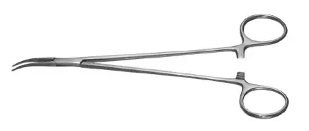 Padgett – Hemostatic Forceps Adson 7-1/4 Inch Length Surgical Grade Stainless Steel NonSterile Ratchet Lock Finger Ring Handle Curved Delicate Tips – PM-8626