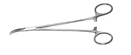Padgett – Hemostatic Forceps Mosquito 7-1/8 Inch Length Surgical Grade Stainless Steel NonSterile Ratchet Lock Finger Ring Handle Curved Delicate Tips – PM-8631