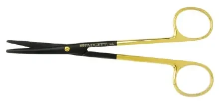 Padgett SuperCut – Dissecting Scissors Metzenbaum 5-1/2 Inch Length Surgical Grade Ceramic Coated Stainless Steel / Tungsten Carbide NonSterile Finger Ring Handle Curved Blade – PM-5SC180CTC