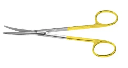 Padgett SuperCut – Dissecting Scissors Metzenbaum 5-3/4 Inch Length OR Grade German Stainless Steel / Tungsten Carbide NonSterile Finger Ring Handle Curved Blade Blunt Tip / Blunt Tip – PM-6810TC