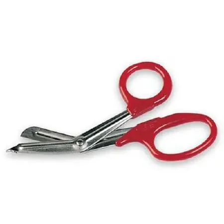 Patterson Medical Supply – General Purpose Scissors Universal 7-3/8 Inch Length Stainless Steel Finger Ring Handle Blunt Tip / Blunt Tip – 7271