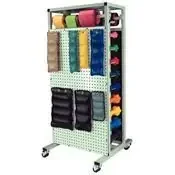 Patterson Medical Supply – Storage Rack 24 X 24 X 53 Inch, With Cuff Weight & Dumbbell – 5161