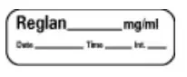 PDC – Drug Label Anesthesia Label _Reglan_mg/mL Date_Time_Int_ White 1/2 X 1-1/2 Inch – LAN-65