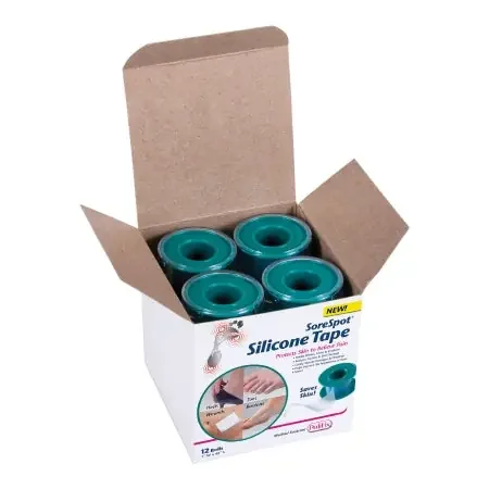 PediFix SoreSpot – Medical Tape Silicone 1 Inch X 1-1/2 Yard White NonSterile – 3095-115-12