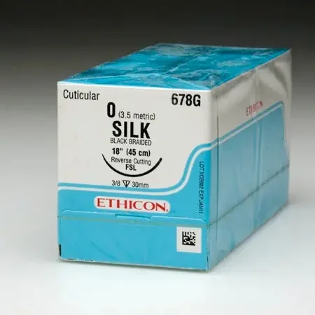 Perma – Hand SUTUPAK – Suture without Needle Braided Silk Nonabsorbable Coated Size 2 – 0 24 Inch Suture – SA75H