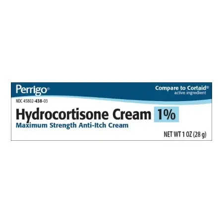 Perrigo Company – Itch Relief 1% Strength Cream 1 oz. Tube – 45802043803