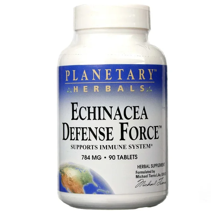Planetary Herbals, Echinacea Defense Force 784 mg, 90 Tablets