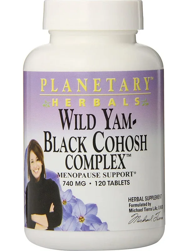 Planetary Herbals, Wild Yam-Black Cohosh Complex 740 mg, 120 Tablets