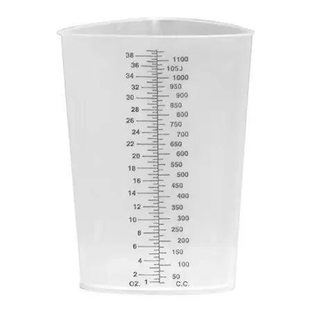 Plasti-Grad – Graduated Beaker Triangular Polypropylene 1,200 mL – 1150