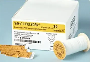 Polydek – Suture without Needle Braided Polyester Nonabsorbable Coated Size 1 18 Inch Suture – 6-946