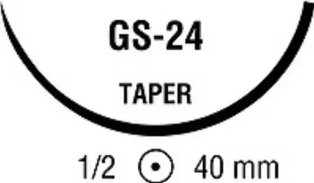 Polysorb – Suture with Needle Absorbable Coated Violet Suture Braided Polyester Size 0 30 Inch Suture 1-Needle 48 mm Length 1/2 Circle Taper Point Needle – CL-802