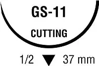 Polysorb – Suture with Needle Absorbable Coated Violet Suture Braided Polyester Size 2 – 0 36 Inch Suture 1-Needle 37 mm Length 1/2 Circle Reverse Cutting Needle – CL-916
