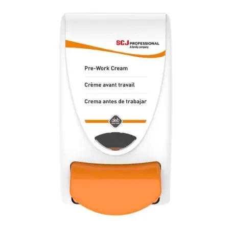 Pre-Work – Hand Hygiene Dispenser White / Orange Plastic / BioCote Manual Push 1 Liter Wall Mount – PRO1LDS