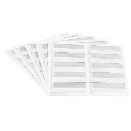 Premium Plus – Slide Box Inventory Card 8-1/2 X 11 Inch, White For use with Microscope Slide Storage Box – 120618