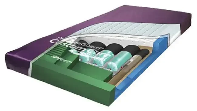 PressureGuard Custom Care – LAL Pressure Reduction Mattress Alternating Pressure / Low Air Loss 7 X 36 X 75 Inch – CL753629