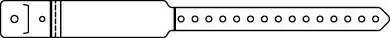 PrimeBand – Identification Wristband Write On Band Permanent Snap Without Legend – 860-10-PDJ