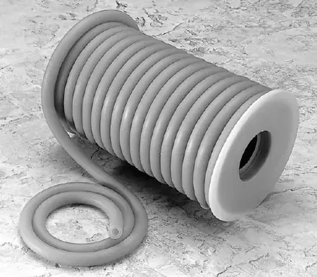 Primeline Industries – General Use Connector Tubing 100 Foot Length 0.25 Inch I.D. NonSterile Without Connector Gray Smooth OT Surface Natrual Latex Rubber – 118XA
