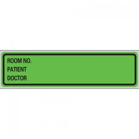 Pro-File – Blank Label Tape Multipurpose Label Green 1-3/8 X 5-3/8 Inch – NPF-2286-3