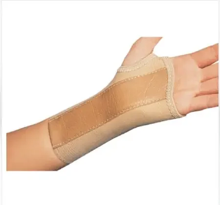 ProCare – Wrist Brace Low Profile / Contoured / Wraparound Aluminum / Cotton / Elastic Right Hand Beige X-Small – 79-87072