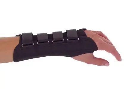 ProCare – Wrist Support Aluminum / Cotton / Flannel / Suede Left Hand Black Small – 79-87013