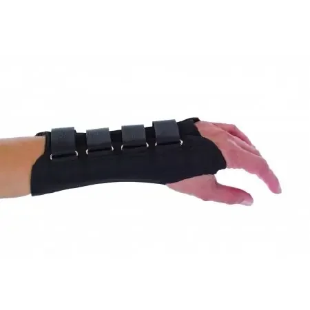 ProCare – Wrist Support Aluminum / Cotton / Flannel / Suede Right Hand Black Small – 79-87003