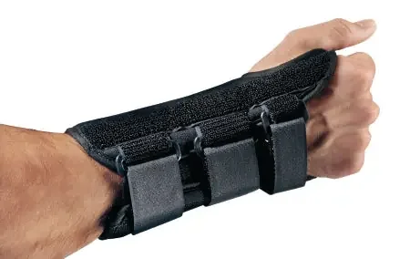 ProCare ComfortFORM – Wrist Brace Aluminum / Foam / Spandex / Plastic Right Hand Black X-Large – 79-87288