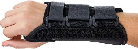 ProCare ComfortFORM – Wrist Brace Aluminum / Foam / Spandex Right Hand Black X-Large – 81-97888