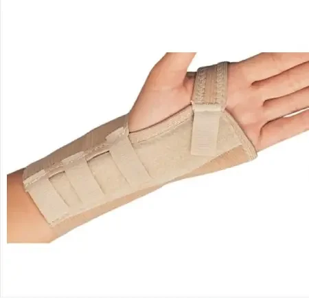 ProCare Universal – Wrist Brace Aluminum / Cotton / Elastic Left or Right Hand Beige X-Small – 79-87092
