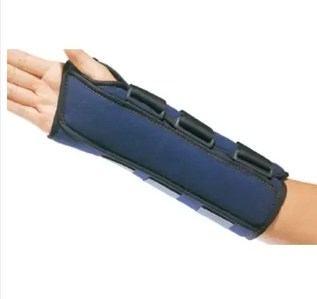 ProCare Universal – Wrist / Forearm Brace Aluminum / Flannelette / Nylon Left Hand Navy Blue One Size Fits Most – 79-87080