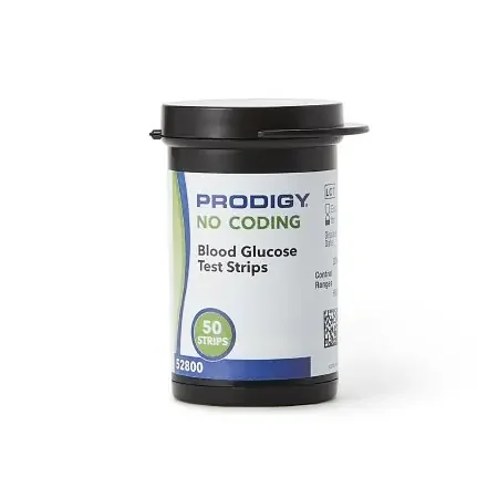 Prodigy – Blood Glucose Test Strips 50 Strips per Box No Coding Required For All Meters – 052800