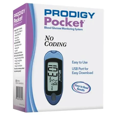 Prodigy Diabetes Care – Blood Glucose Meter No Coding Required – 050302-B