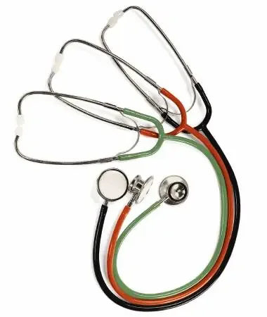 Professional Series – Classic Stethoscope Red 1-Tube 24 Inch Tube Double-Sided Chestpiece – 5079-74