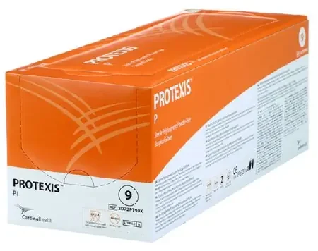 Protexis PI – Surgical Glove Size 8 Sterile Pair Polyisoprene Extended Cuff Length Smooth Ivory Chemo Tested – 2D72PT80X