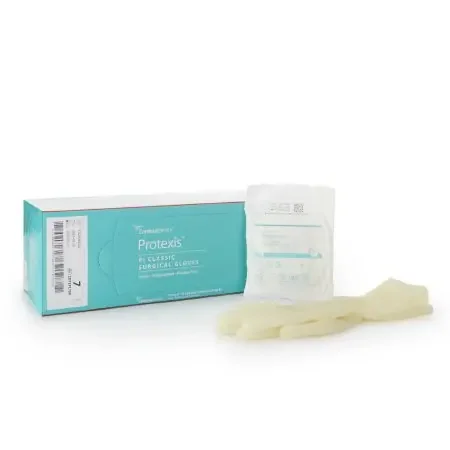 Protexis PI Classic – Surgical Glove Size 7 Sterile Pair Polyisoprene Extended Cuff Length Smooth Ivory Not Chemo Approved – 2D72PL70X