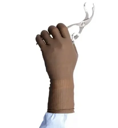 Protexis PI Orthopaedic – Surgical Glove Size 6.5 Sterile Pair Polyisoprene Standard Cuff Length Smooth Brown Not Chemo Approved – 2D73HT65